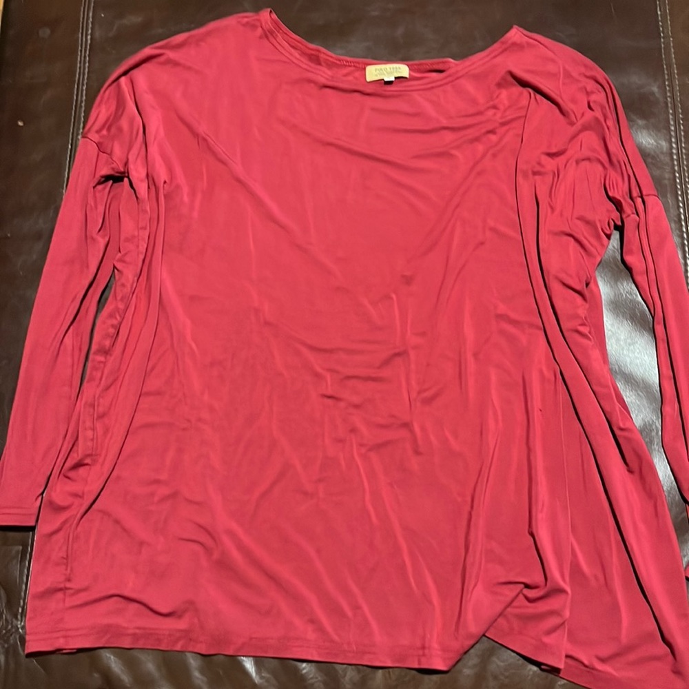 PIKO Red Long Sleeve Top
